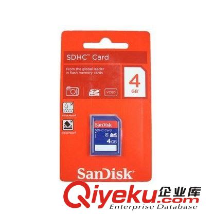 閃迪4GB相機儲存卡 Sandisk 數(shù)碼內存卡批發(fā) Class 4閃存卡廠家