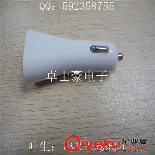 新款喇叭口車充  雙USB車充3.1A新款  車充帶包裝原始圖片3