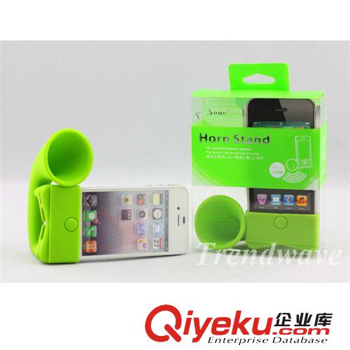 出口zp 蘋果 IPHONE 4/4S/5 硅膠 揚(yáng)聲器 擴(kuò)音底座 廠家直銷