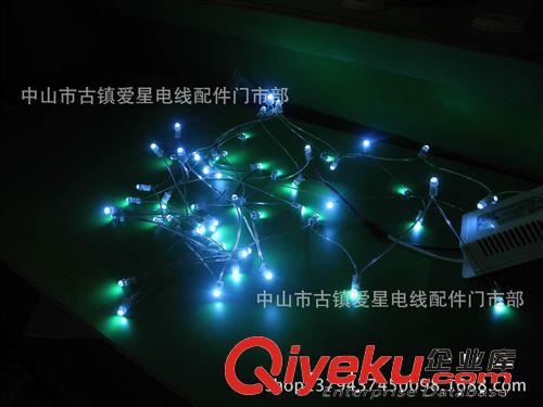 高光白偏藍LED燈串  節日裝飾彩燈 彩燈條 夜景裝飾星星燈原始圖片2