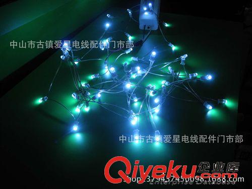 高光白偏藍LED燈串  節日裝飾彩燈 彩燈條 夜景裝飾星星燈原始圖片3