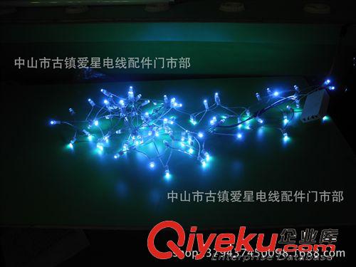 節(jié)日裝飾彩燈 LED彩燈 彩燈條 白偏藍(lán)燈串 街道星星燈直銷原始圖片2