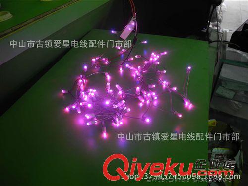 優質草帽桃紅LED高光燈串 彩燈 街道星星燈 節日裝飾彩燈原始圖片3