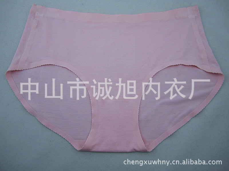 女士無痕內(nèi)褲  莫代爾提花一片式無痕內(nèi)褲貼牌生產(chǎn)廠家