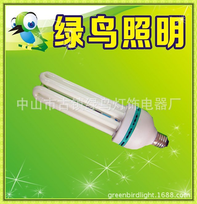 工程型節能燈 110V 127V大功率中4U節能燈  60W