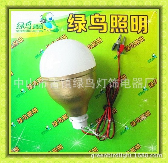 移動燈 LED 球泡燈 DC12-85V 地攤照明 36V48V60 電瓶車電源照明