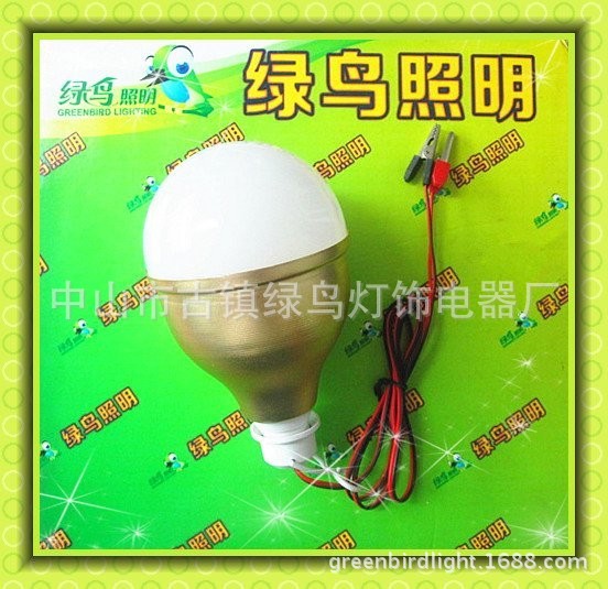 12V節能燈 12VLED球泡 12V地攤燈 12V電瓶燈 12V低壓燈 DC12V 12W原始圖片3