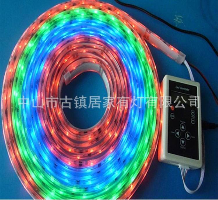 客廳餐廳天花暗槽裝飾LED貼片柔性軟燈條防水戶外用 60燈 SMD5050原始圖片2