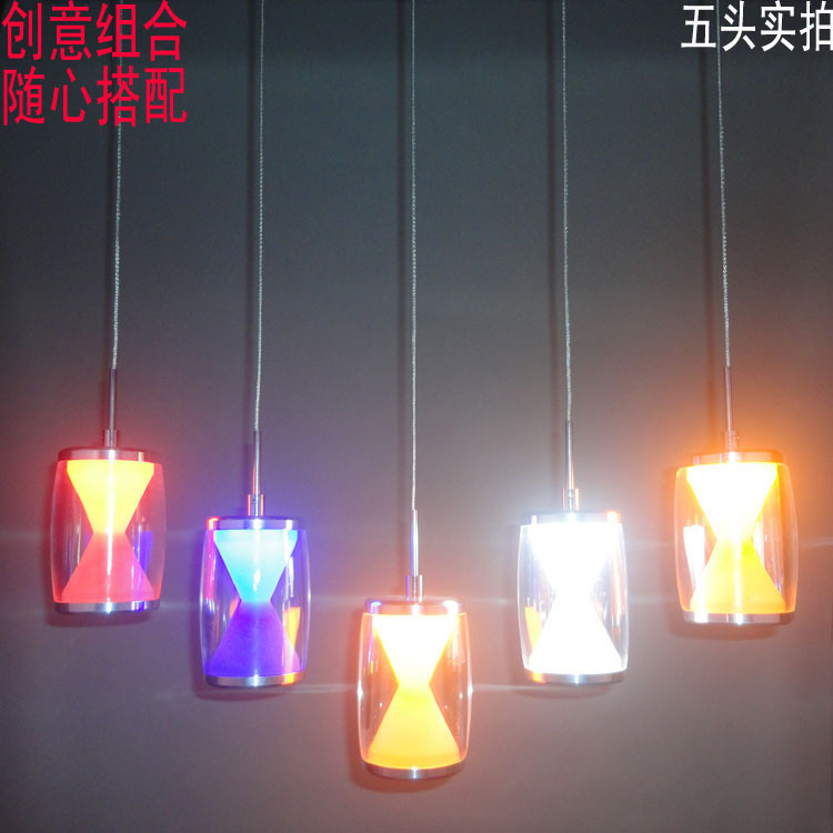 2014年新品 現(xiàn)代簡(jiǎn)約餐廳燈 LED亞克力餐吊個(gè)性訂做工程燈具燈飾