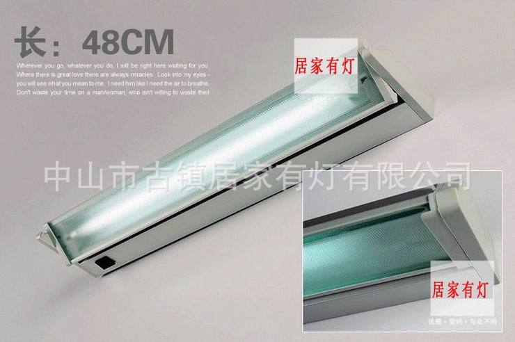 LED燈飾浴室專用鏡前燈，防霧鏡前燈T4光管省電節(jié)能燈管中山燈具原始圖片2