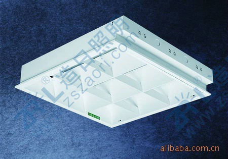 PAK三雄極光嵌入式 3X14W 亞光霧面格柵燈盤原始圖片3