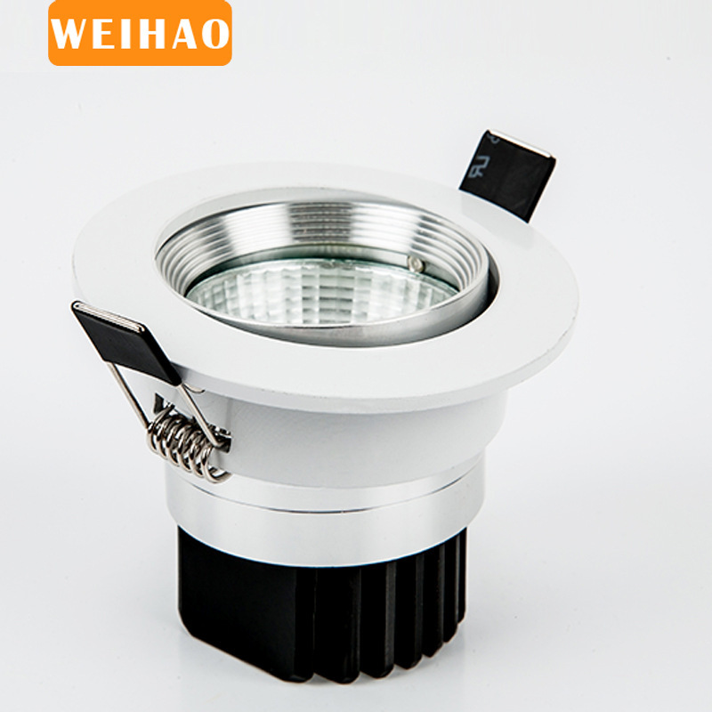 新品LED一體化COB集成芯片全套客廳筒燈背景墻燈飾防眩暈 WH-014原始圖片2