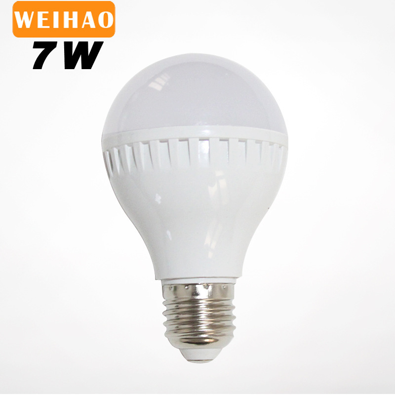 【廠家直銷】7w LED塑料球泡批發 質量保2年 超亮球泡燈燈