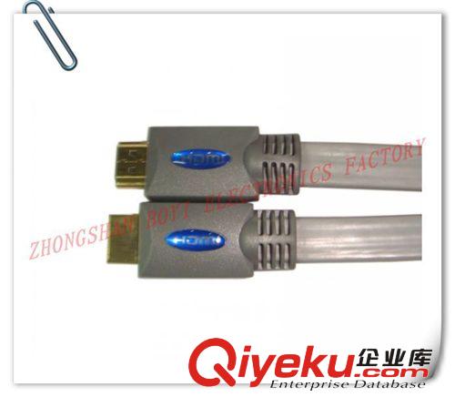 供應1.4版灰色高品質hdmi扁線