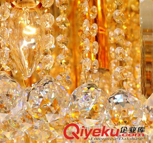 生產傳統金黃色水晶燈 led 客廳臥室燈吸頂燈燈飾燈具批發