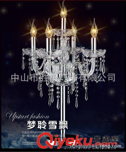 臺燈臥室床頭歐式簡約水晶臺燈創(chuàng)意時尚床頭燈歐式結婚慶新房臺燈原始圖片3