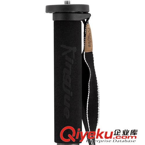 包郵勁捷MP-258C旋鈕4節(jié)碳纖維相機(jī)獨(dú)腳架 單反碳素角架變登山杖原始圖片3