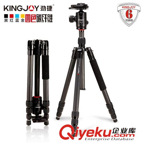 勁捷CC-228球型云臺碳纖維反折三腳架 單反佳能相機便攜三角架原始圖片3
