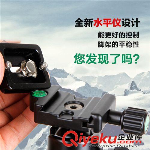 新品 勁捷CT-288B專業(yè)單發(fā)相機碳纖維三腳架 反折疊三角支架原始圖片3
