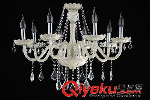 柏韻 歐式現(xiàn)代簡(jiǎn)約餐廳客廳臥室蠟燭吊燈廠家批發(fā)2105/6珍珠銀原始圖片2