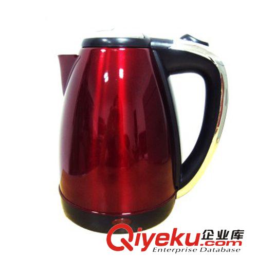 [ZY-8003]紅色噴漆款 1.8L 電熱水壺不銹鋼燒水壺自動(dòng)斷電普通款