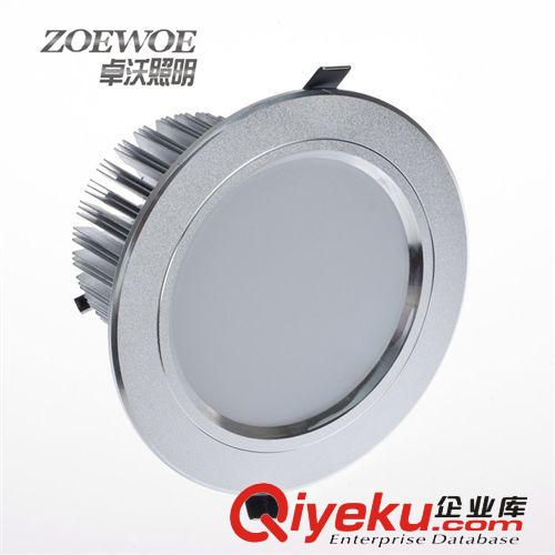 卓沃LED6寸筒燈12W15W18W廣東LED射燈帶光源暖光嵌入式背景墻壁燈