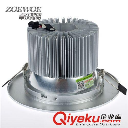 卓沃LED6寸筒燈12W15W18W廣東LED射燈帶光源暖光嵌入式背景墻壁燈