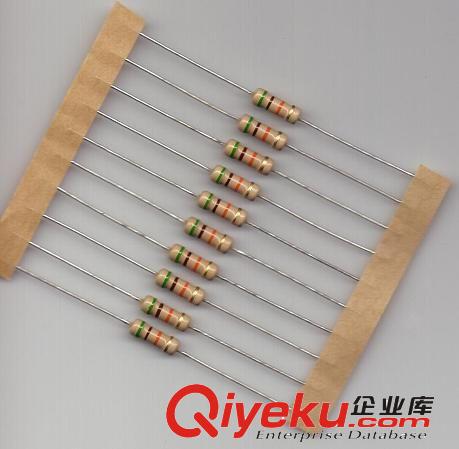 廠家直銷氧化膜1/2w1w2w3w4w5w金屬膜0碳膜R K M1/4W編帶散裝電阻原始圖片3