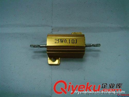 25W 30W 50W 1R 黃金鋁殼電阻原始圖片3