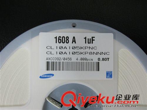 代理三星貼片電容貼片陶瓷電容CL10A105KPNC(0603-1UF-50V)原始圖片3