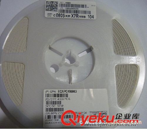 【國(guó)巨/YAGEO】貼片電容0805 104K 50V原始圖片3