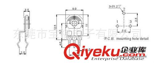 廠家直供 精密可調(diào)電阻50k 碳膜電阻 TG-083