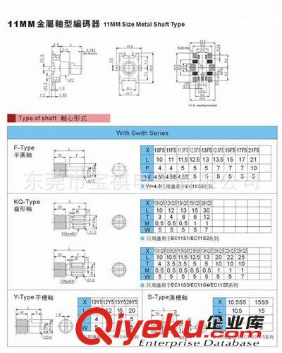 厂家直供 编码开关 高级编码开关 EC11S5H