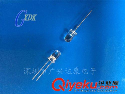 5MM led發(fā)光二極管 F5橙燈 白發(fā)橙 短腳 高亮 一包1K