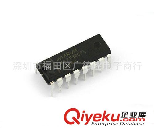 MAX232CPE    DIP-16     串口通信轉(zhuǎn)換  全新原裝