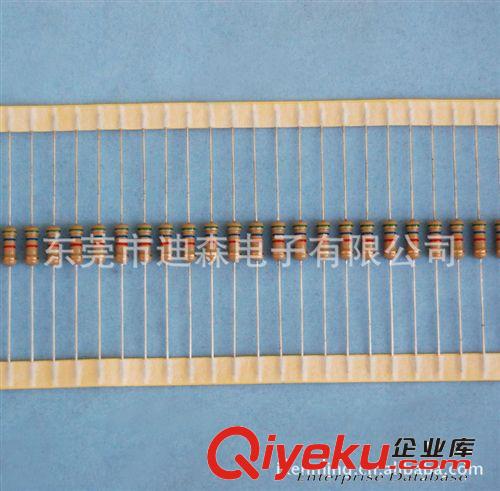 廠家直銷編帶金屬膜電阻 精密金屬膜色環插件電阻