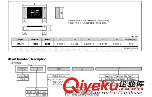 供應(yīng)0603貼片保險(xiǎn)絲FMC16402AHTP01,原裝zp4A32V.可售樣品原始圖片3