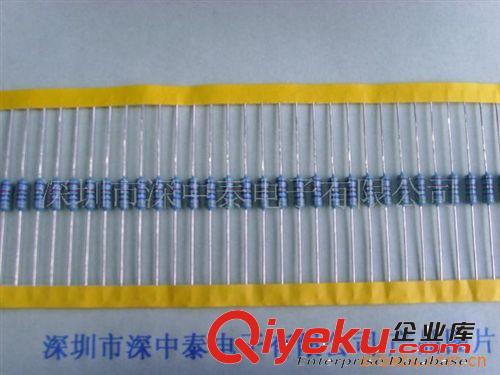 金膜電阻 1/8W  1/4W  1/2W  1W  2W  3W   5W  電阻廠家