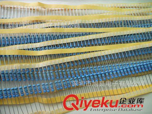 【專業(yè)生產(chǎn)】批量旭良1/2W金屬膜電阻/1%真金膜精密電阻/編帶原始圖片3