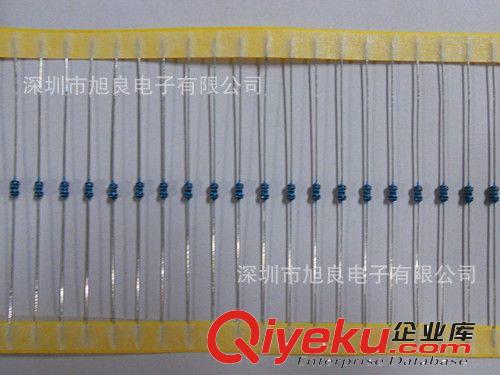 【專業(yè)生產(chǎn)】旭良1/6W金屬膜編帶電阻/1%真金膜1/8W精密電阻原始圖片2