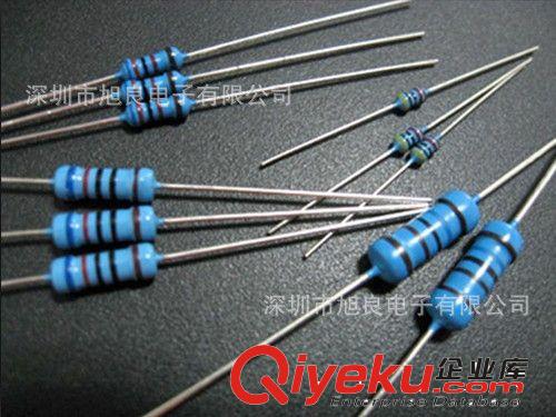 【專業(yè)生產(chǎn)】批量旭良1W金屬膜電阻/1%真金膜精密電阻/編帶原始圖片3