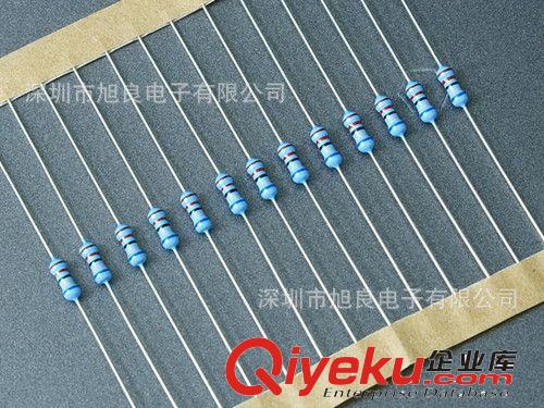 【專(zhuān)業(yè)生產(chǎn)】旭良1/4W金屬膜編帶電阻/1%真金膜精密電阻原始圖片2