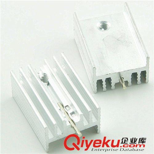 散熱片 21*15*10MM（帶針）TO-220三極管等專用 優(yōu)質(zhì)散熱器(50片)原始圖片2