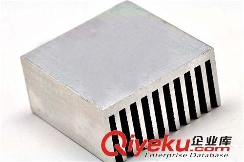 純鋁 芯片散熱片 功放散熱器 鋁型材散熱塊 40*40*20MM(5片)原始圖片2