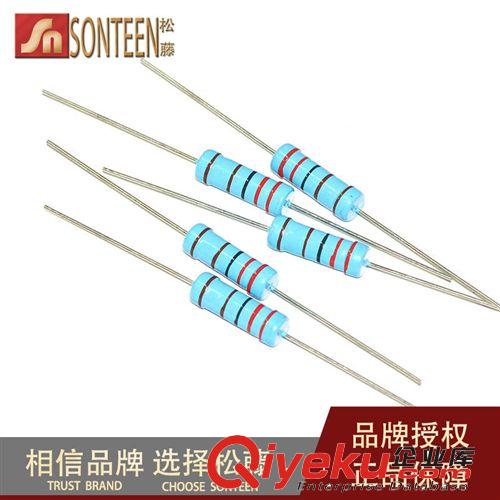 松藤|1/8W或1/6W 1% 金屬膜電阻 單個阻值1000個=10元 詳情見描述
