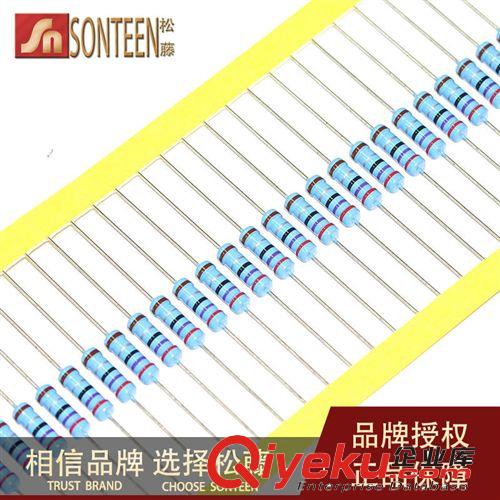 松藤|(zhì)1W 1% 金屬膜電阻 單個(gè)阻值100個(gè)=8元 詳情見描述