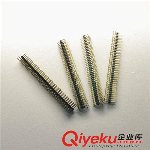松藤|(zhì)雙排彎針 間距2MM 彎向一邊 2*40P 雙排針(20個)原始圖片2