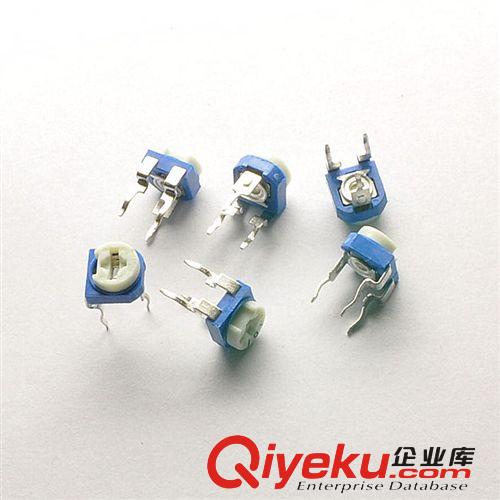 松藤|(zhì)臥式藍白可調(diào)電阻 電位器202-2K(50個)原始圖片2