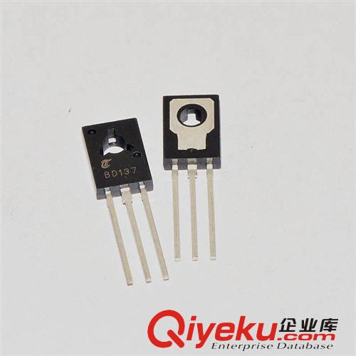 松藤|BD137 TO-126 60V/1.5A/8W NPN功率晶體管(20個)原始圖片2