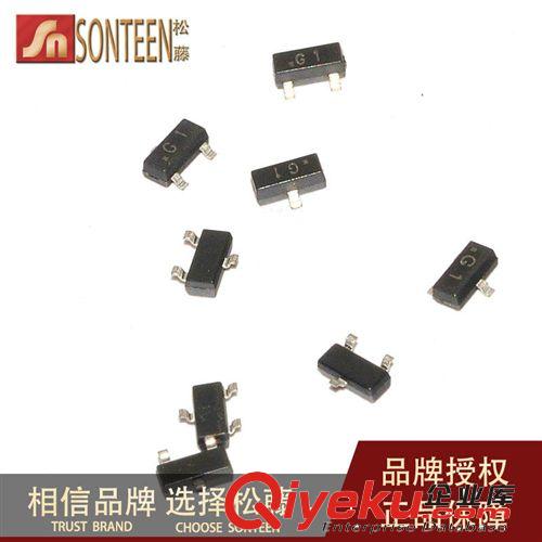 松藤|MMBT5551 G1 SOT23 0.6A/180V NPN功率三極管(100個)